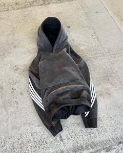 Y2K sweat à capuche nouveau américain Vintage rayure graphique surdimensionné pull homme sweat à capuche Harajuku sweat Hip Hop mode Streetwear - Product Image 4