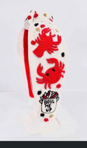 ที่คาดผมลูกปัดรูปกุ้งที่คาดผมลายผีฮาโลวีนสำหรับงานปาร์ตี้ - Product Image 3