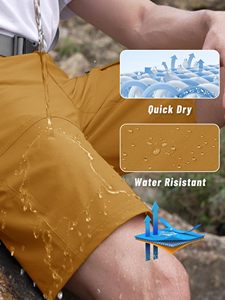 Shorts de sport pour hommes Shorts d'escalade à séchage rapide pour hommes Pantalons Capri légers pour la randonnée et la pêche Pantalons légers à séchage rapide OEM - Product Image 3