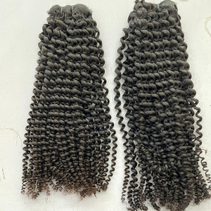 100% cabello Remy indio superior sedoso suave paquetes de trama de máquina de doble dibujado sin enredos extensiones de cabello humano alineadas - Product Image 2