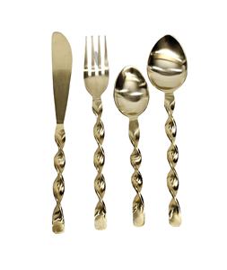 Colecciones de cubiertos de acero inoxidable de alta calidad Cubiertos Unicus Diseñado Mesa de acero inoxidable y cuchara de cena con esmalte - Product Image 5