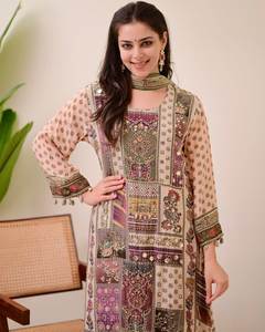 NUEVAS LLEGADAS JASOOD FULL ANARKALI KODI ROUND SET Ideal para ocasiones festivas reuniones familiares o eventos diurnos - Product Image 3