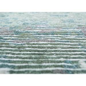 Alfombra Entropy Gris y Negra Anudada a Mano de Lana y Viscosa con Patrón Abstracto para Uso Doméstico-Siwv-22 - Product Image 3