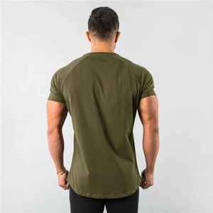 100% Cotton Jersey O-Neck Short Sleeve Casual <b>Blank</b> Top Solid Pattern 260 Grams Fabric <b>Weight</b> Digital Printing Breathable - Product Image 1