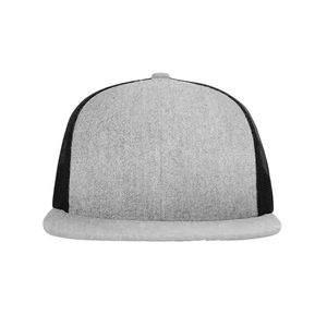 Sombrero de 5 paneles a la moda con logotipo bordado personalizado para hombre, gorra de camionero de malla de gamuza, parche tejido de alta calidad, sombrero deportivo negro Richardson - Product Image 4