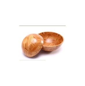 Bol de service en bois éco-responsable fabriqué à partir de bois durable, parfait pour les environnements domestiques respectueux de l'environnement - Product Image 4