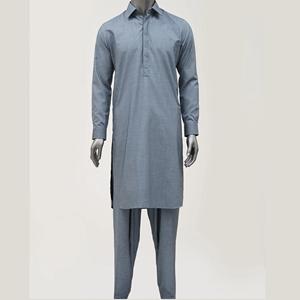 Transpirable nueva colección 2025 traje de hombre de alta calidad ropa de fiesta Color sólido Kurta Shalwar moda Salwar Kameez hecho en Pakistán - Product Image 2
