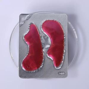 Özel etiket 5 renkler Anti kırışıklık Anti yaşlanma göz maskesi koyu halkalar için kaldırma nemlendirici hidrojel kollajen göz bandı - Product Image 1