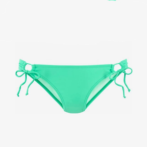 Ensemble bikini deux pièces vert menthe pour femme, haut croisé à nouer, bas à nouer sur les côtés, maillot de bain push-up - Product Image 2