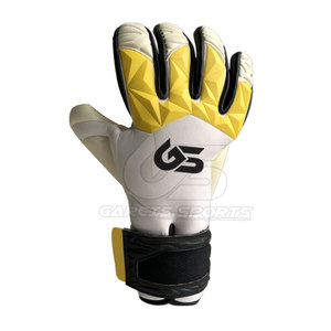 Guantes de portero de cuero de alta calidad profesional Nuevo diseño Transpirable Ligero Guantes de fútbol a prueba de viento - Product Image 6