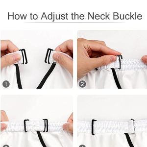 Patrón de logotipo de color personalizado impermeable salón barbería corte de pelo peluquería estilismo suministros de peluquero capa con logotipo - Product Image 6