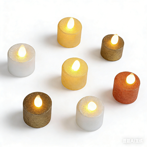 Bougie LED scintillante de Noël, piles incluses, cadeau de Noël, néon lumineux, vente directe du fabricant, qualité supérieure - Product Image 5