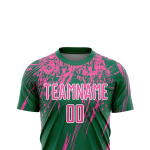 Camiseta de Fútbol de Talla Grande de Alta Calidad 100% Poliéster con Logotipo Personalizado, el Mejor Diseño, Ropa de Entrenamiento de Equipo, Precio Económico - Product Image 4