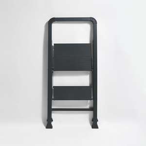 MSV, marchepied à 2 marches, pliable, léger, échelle, acier, max. 150 kg, revêtement antidérapant, pieds en caoutchouc, compact, 47 - Product Image 5