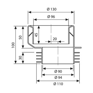 ท่อระบายน้ำพลาสติกอเนกประสงค์ผลิตจากอิตาลีปลั๊กต่อกันสำหรับโถชักโครกที่มีคุณภาพเป็นมิตรกับสิ่งแวดล้อมคุณสมบัติป้องกันการกัดกร่อน - Product Image 3