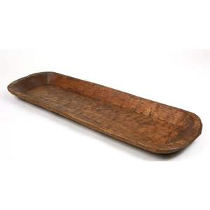<b>Large</b> Rectangular Dough <b>Bowl</b> Solid <b>Wooden</b> Rustic Centerpiece <b>Bowl</b> Factory Supply - Product Image 2