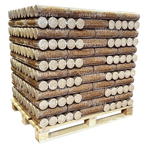 Briquetas de Madera para Sistema de Calefacción, Paletizadas y Empaquetadas para Uso en Interiores, 10% de Humedad, Densidad de 600 kg/m³ - Product Image 1