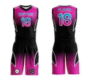 Vente en gros de nouveaux vêtements de sport uniformes de basket-ball logo personnalisé imprimé dernier style de qualité supérieure entièrement personnalisé 100% polyester - Product Image 1