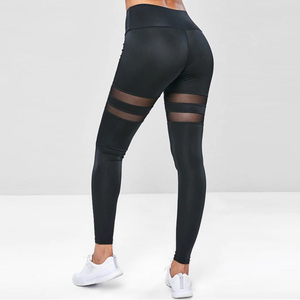 Leggings de yoga respirants personnalisés à imprimé léopard taille moyenne pour femmes Gym Fitness Midi longueur - Product Image 4