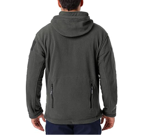 Veste à capuche en polaire sport chaude pour homme - Product Image 2