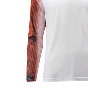 เสื้อตกปลาของผู้ชายระบายอากาศใส่สบายเสื้อตกปลาแขนสั้นพิมพ์ซับลิเมชันตามสั่ง - Product Image 6