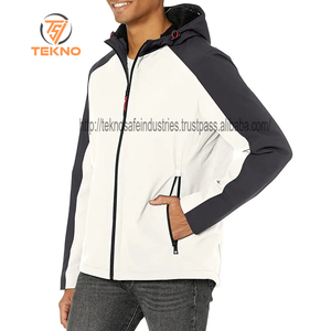 Venta al por mayor de chaqueta personalizada de los hombres táctico de invierno impermeable chaqueta Softshell transpirable de material de poliéster de nylon chaqueta Softshell - Product Image 2