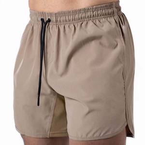 Short athlétique tissé Fitness sportif 5 pouces décontracté personnalisé couleur taille coton polyester vêtements pour hommes Shorts avec poches OEM - Product Image 1