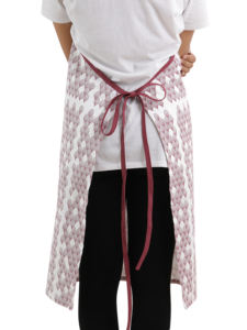 Delantal de algodón sin mangas de calidad superior mezcla de colores con correas ajustables para uso en el hogar o la cocina del Hotel - Product Image 6