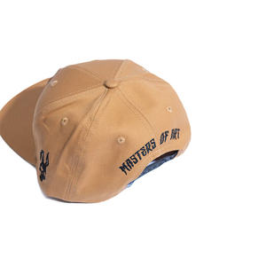 M.O.D. Casquette à visière 100 % polyester Camel Davidson, modèle 5 panneaux tendance, visière incurvée, motif léopard, tissus sergé Oxford et velours - Product Image 2