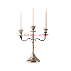 Bougeoir décoratif élégant en métal aluminium de qualité supérieure pour les mariages, noël, meilleur décor à la maison - Product Image 6