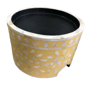 Support à gâteau rond en os incrusté artisanal avec motif artistique, support à dessert haut de gamme pour mariage, anniversaire et grande célébration - Product Image 6