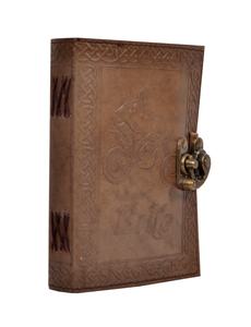 Journal en cuir gaufré livre des ombres cahier Grimoire vintage lié voyage bureau journal collège livre poésie livre croquis - Product Image 6