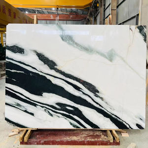 TMZ Stone ODM OEM White <b>Marble</b> Slab Polished Natural Panda White Stone for Home/Project Wall/Floor Importers in Lagos - Product Image 1