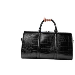 Bolsa de Viaje de Piel Sintética Vintage de Lujo |   Bolsa de Viaje Multifuncional con Cierre de Cremallera y Asa Extraíble |   Viajes de Gran Capacidad - Product Image 2