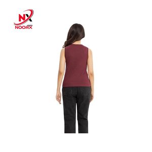 Alta calidad 2025 mujeres multicolor entrenamiento Fitness en blanco liso camiseta sin mangas diseño personalizado y logotipo para Salr hecho en Pakistán - Product Image 6
