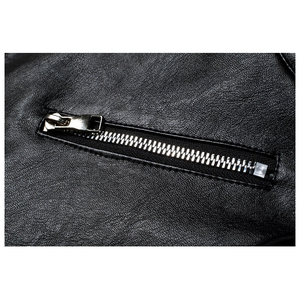 เสื้อแจ็คเก็ตหนังสำหรับผู้ชายเสื้อแจ็คเก็ตหนังโลโก้ปรับแต่ง2025 - Product Image 6