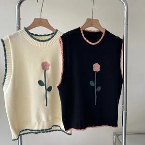 Ensemble de survêtement pour femmes, été, tricot épais et doux, taille mi-haute, séchage rapide, respirant, décontracté, 2 pièces, pull + pantalon long - Product Image 6