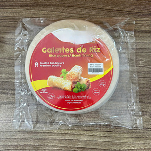 แผ่นกระดาษข้าวแบบพรีเมี่ยม-Feuille de Riz สำหรับเท rouleaux de Printemps การส่งออกสดและทอด/Anna DO vilaconic - Product Image 1