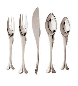 Cubiertos de plata hechos a mano, juego de cubiertos de decoración de mesa de cocina, cuchara, tenedor, cuchillo para el hogar y vajilla de boda - Product Image 1