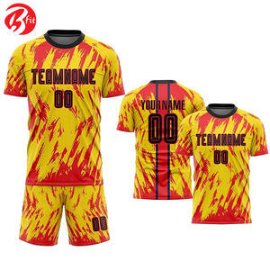Durable mejor calidad sublimación impresión fútbol entrenamiento ropa deportiva fútbol Jersey FÚTBOL Camisetas fútbol ropa uniforme - Product Image 6