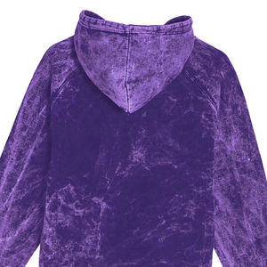 Sweat à capuche en coton 100% surdimensionné avec impression vintage délavée à l'acide, broderie 3D, respirant, personnalisable, 400g, pour homme, hiver - Product Image 5