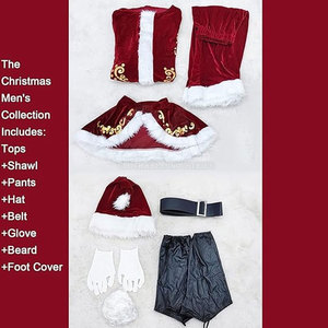 Nuevo Diseño de Disfraz de Papá Noel, Disfraz de Papá Noel Personalizado, Disfraz de Papá Noel Hecho en Pakistán - Product Image 6