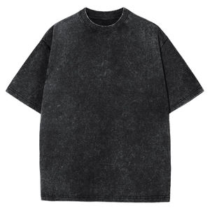 เสื้อยืดผู้ชายลำลองทรงโอเวอร์ไซส์ สีพื้น ผ้าฝ้าย 100% เป็นมิตรกับสิ่งแวดล้อม ต้านเชื้อแบคทีเรีย เนื้อผ้าหนา แห้งเร็ว ระบายอากาศได้ดี - Product Image 5