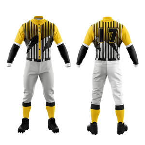 Uniformes de béisbol con logotipo personalizado OEM Conjuntos de camisetas con impresión por sublimación de último diseño - Product Image 1
