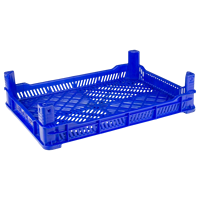 Ensemble de plats et bols en plastique premium DPK13 55x40x12 cm pour usage alimentaire industriel, présentoirs et caisses de stockage pour marché turc