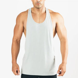 Logo personnalisé T-shirts sans manches Vintage Gym lavage à l'acide hommes débardeurs Fitness gilet sans manches hommes débardeurs - Product Image 1