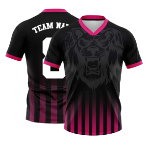 Taille OEM Qualité Séchage Rapide Logo Personnalisé Fait Adultes Football Uniforme Entraînement Match Pratique Maillot 100% Polyester Respirant - Product Image 4