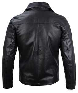 Chaqueta de cuero genuino original para hombre, chaqueta clásica de moda para motociclista, estilo motocicleta, colección de calle alta de lana, hecha en Pakistán - Product Image 2