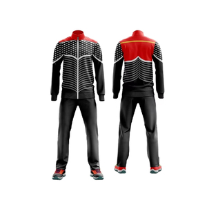 Ensemble de survêtement sportif à manches longues avec fermeture éclair pour homme, design personnalisé, décontracté, rayé, pour le printemps, poids lourd - Product Image 5