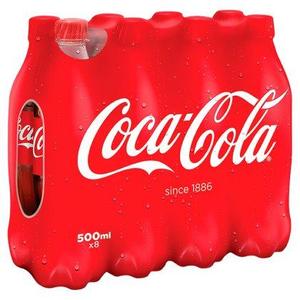โคคาโคล่า500มล. เครื่องดื่มอัดลมโซดาบรรจุในขวด - Product Image 1
